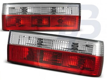 TAILLIGHTS BMW E30 11.82-08.87 RED WHITE
