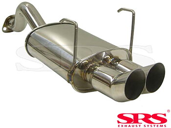 HONDA CIVIC 92-00 3D/DELSOL 92-97 SRS STAINLESS DTM EXHAUST