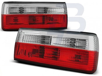 TAILLIGHTS BMW E30 09.87-10.90 RED WHITE