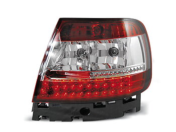 AUDI A4 B5 11.94-09.00 RED WHITE LED TAILLIGHTS