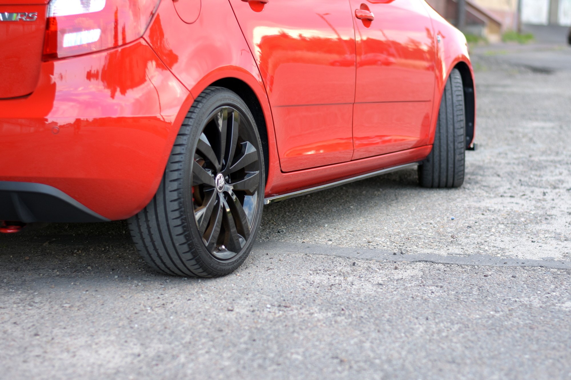 Side Skirts Diffusers Skoda Fabia MK2 RS (2010-2014) - 4