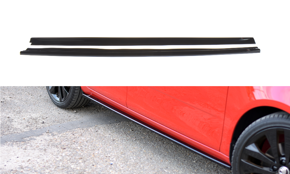 Side Skirts Diffusers Skoda Fabia MK2 RS (2010-2014)
