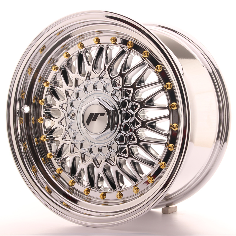 JAPAN RACING JR9 16X8 ET25 BLANK CHROME