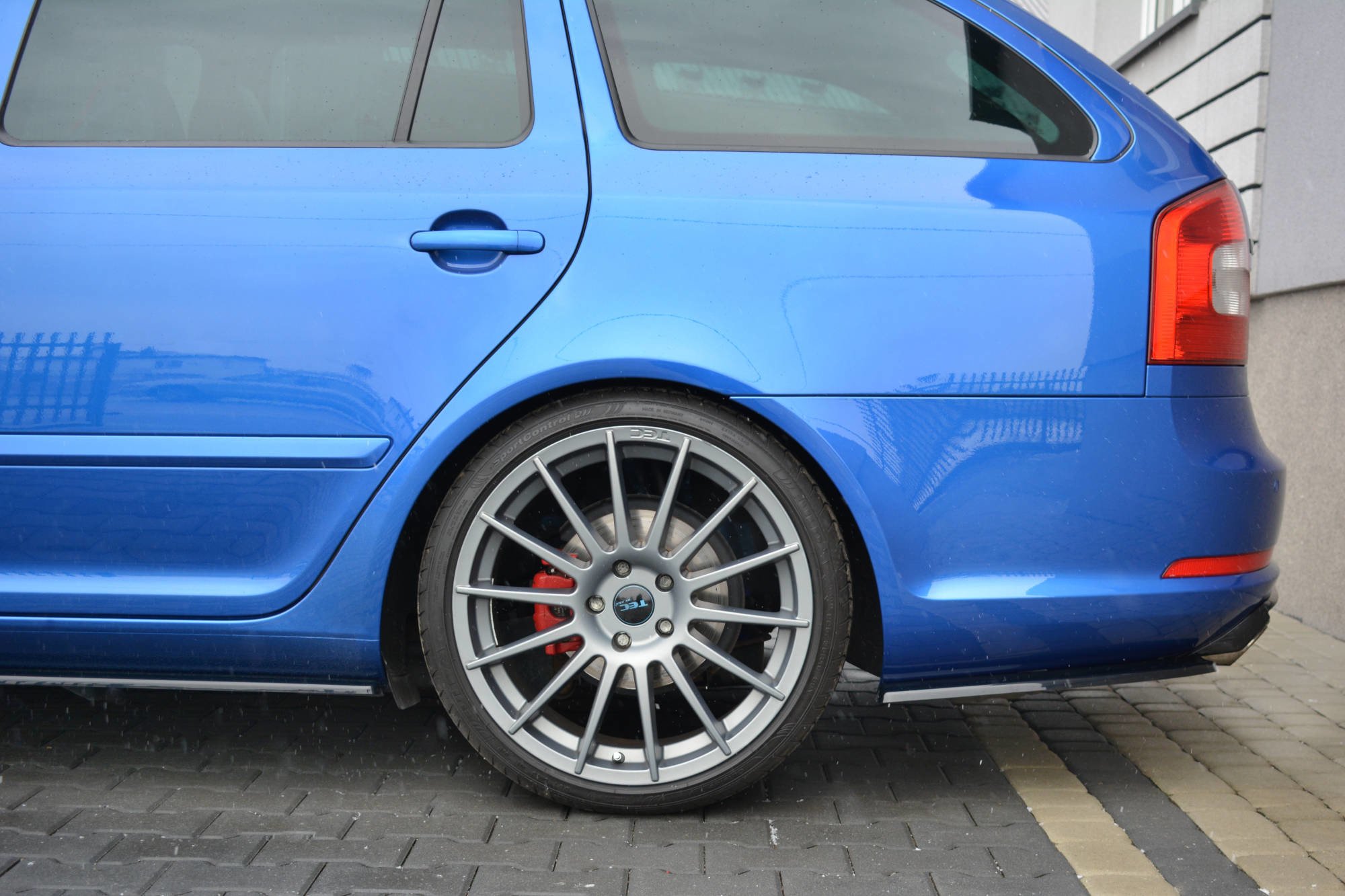 Rear Side Splitters Skoda Octavia Mk2 VRS Estate Facelift (2008-2013) - 3