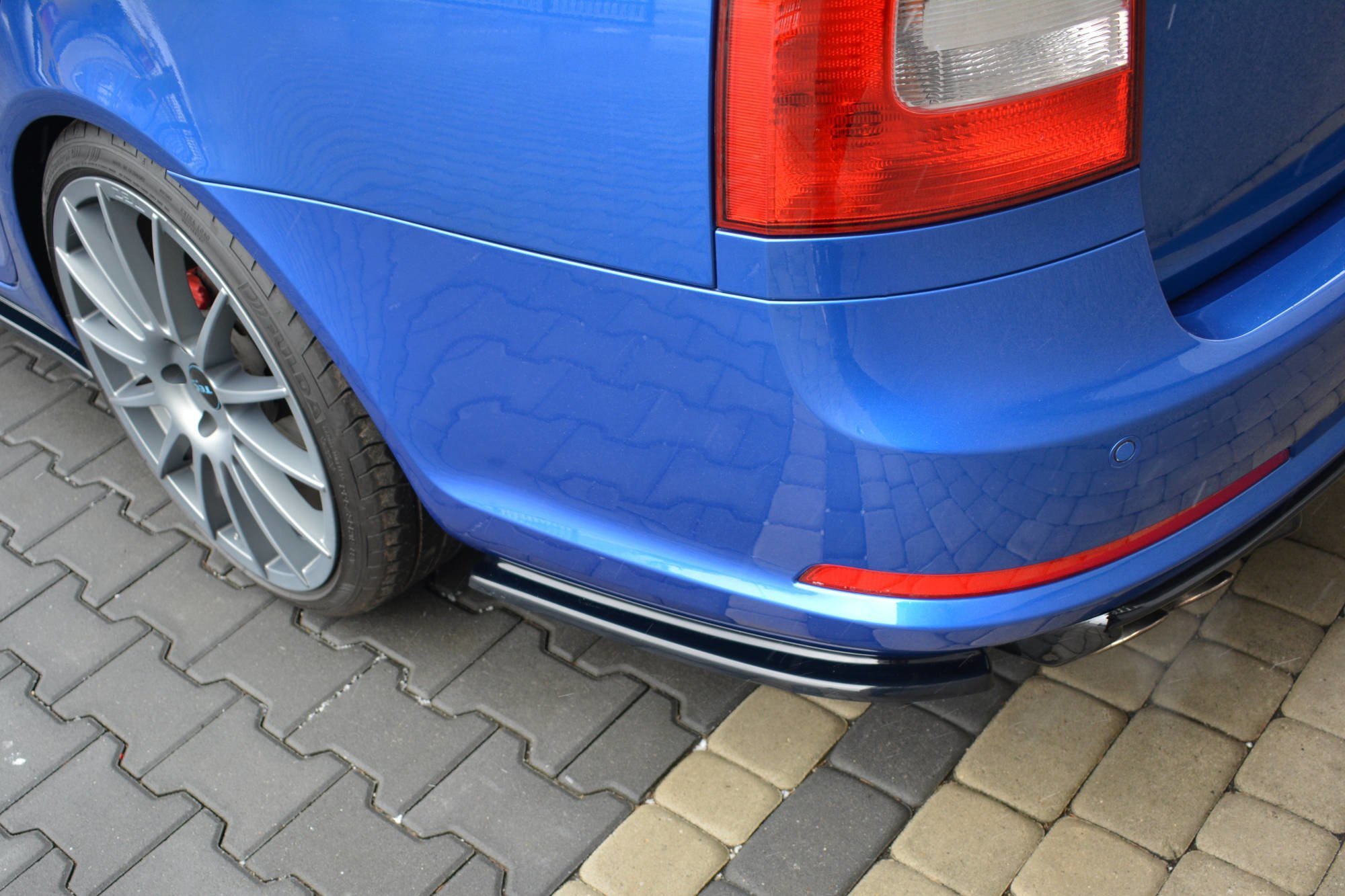 Rear Side Splitters Skoda Octavia Mk2 VRS Estate Facelift (2008-2013) - 2