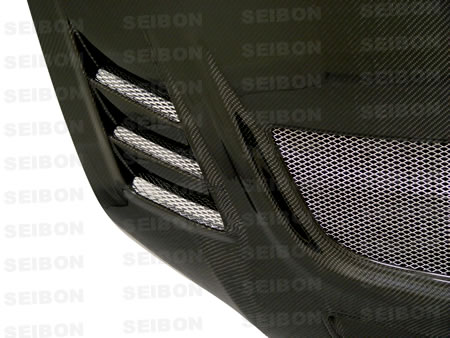 MITSUBISHI EVO VIII/IX 03-08 SEIBON CW CARBON HOOD - 3