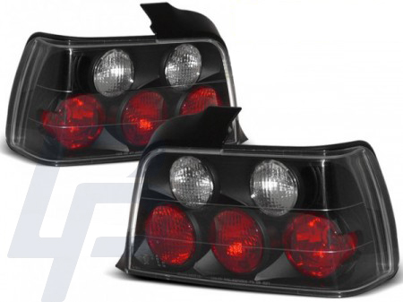 TAILLIGHTS BMW E36 12.90-08.99 SEDAN BLACK