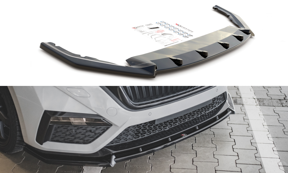 Front Splitter V.1 Skoda Octavia RS Mk4 (2020-)