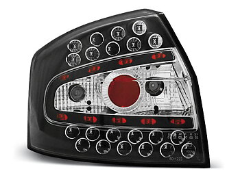 AUDI A4 8E 10.00-10.04 SEDAN BLACK LED TAILLIGHTS