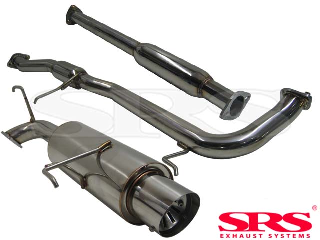 HONDA ACCORD 00-03 2D SRS STAINLESS STEEL G55 CATBACK SYSTEM