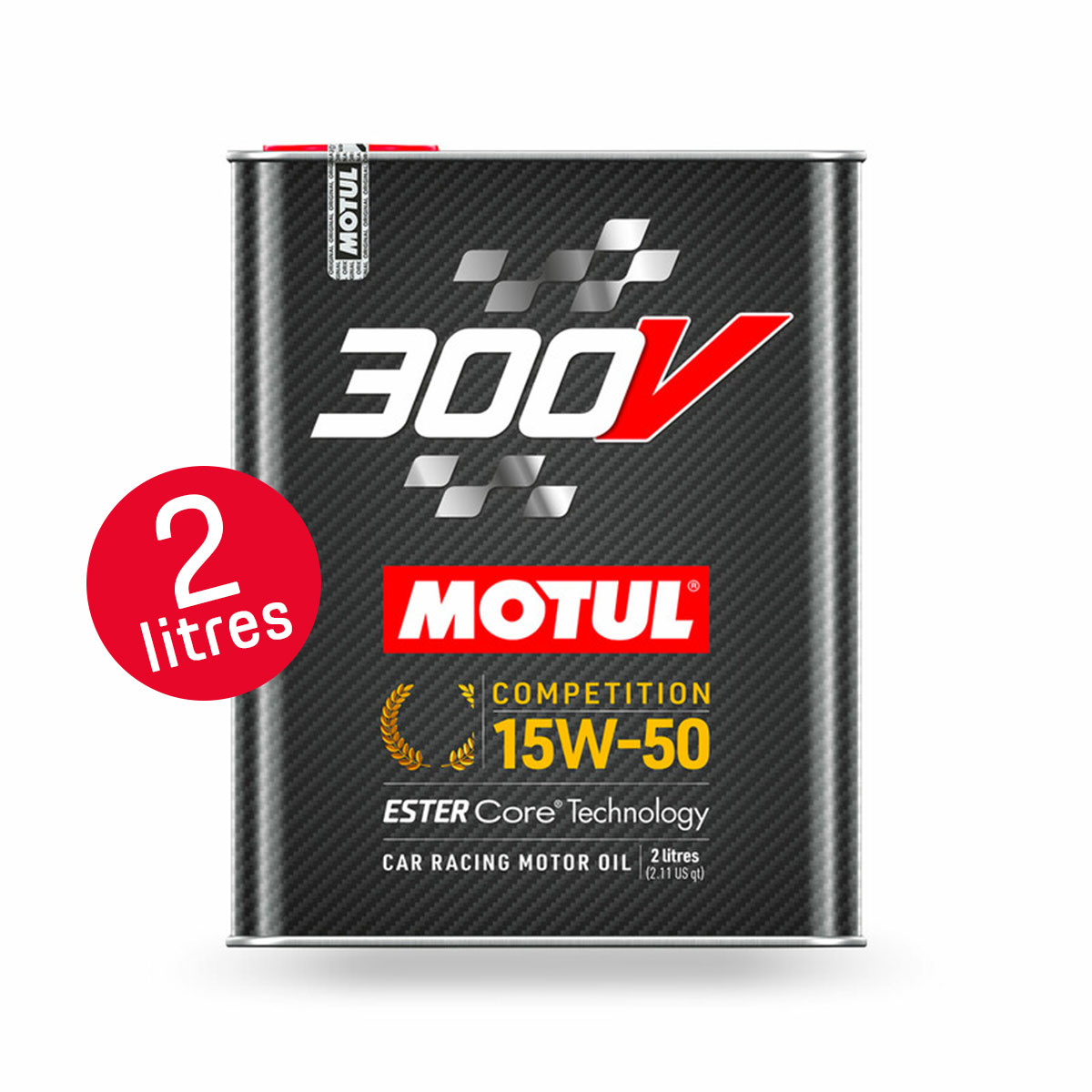 MOTUL 300V COMPÉTITION 15W50 ESTER CORE (2 LITERS)