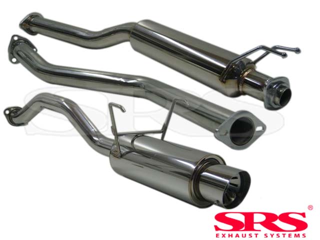 HONDA CIVIC 01-05 2/4D SRS STAINLESS STEEL G55 CATBACK