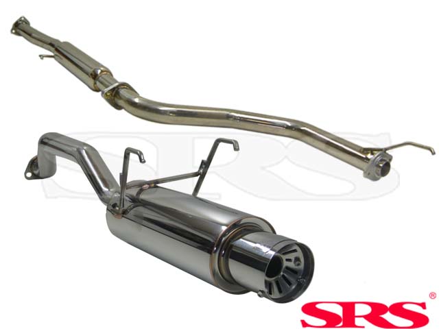 HONDA CIVIC 92-00 2/4D SRS STAINLESS STEEL G55 CATBACK
