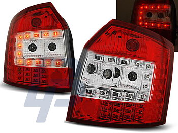 AUDI A4 10.00-10.04 AVANT LED TAILLIGHTS R-W