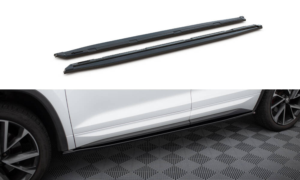 Side Skirts Diffusers Skoda Kodiaq Mk1 Sportline / RS