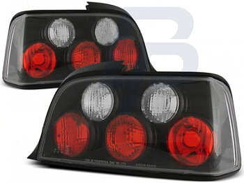 TAILLIGHTS BMW E36 12.90-08.99 COUPE BLACK