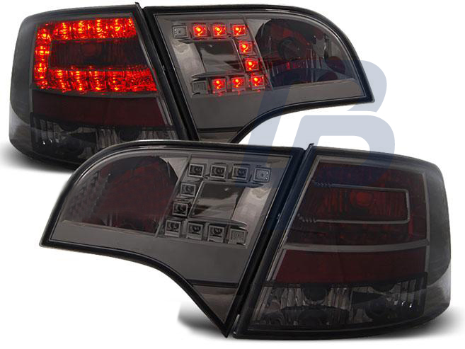AUDI A4 B7 11.04-03.08 AVANT SMOKE LED TAILLIGHTS - 2