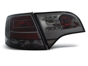 AUDI A4 B7 11.04-03.08 AVANT SMOKE LED TAILLIGHTS