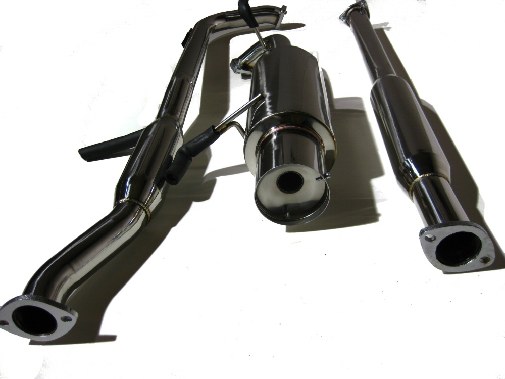 HONDA ACCORD 98-02 2D 4 CYL STAINLESS CATBACK EXHAUST SYSTEM - 3