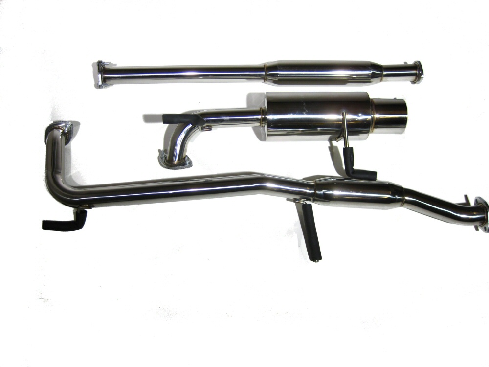 HONDA ACCORD 98-02 2D 4 CYL STAINLESS CATBACK EXHAUST SYSTEM - 4