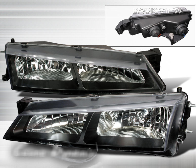 NISSAN 200SX 97-99 S14A BLACK CLEAR JDM HEADLIGHTS