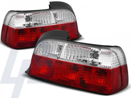 TAILLIGHTS BMW E36 12.90-08.99 COUPE RED WHITE