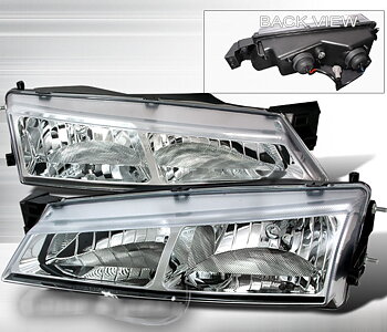 NISSAN 200SX 97-99 S14A CHROME CLEAR JDM HEADLIGHTS