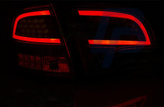AUDI A4 B7 11.04-03.08 AVANT RED WHITE LED TAILLIGHTS BAR - 2