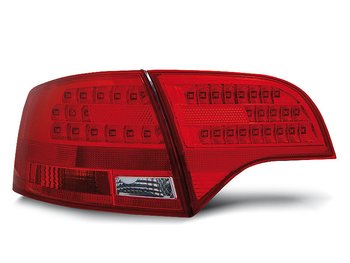 AUDI A4 B7 11.04-03.08 AVANT RED WHITE LED TAILLIGHTS