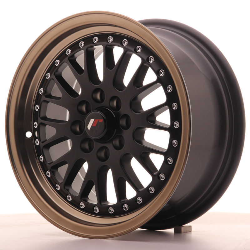 JAPAN RACING JR10 15X7 ET30 4X100/108 MATBLK BZLIP