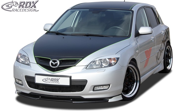 FRONT SPOILER VARIO-X MAZDA 3 2006-2009 FRONT LIP SPLITTER - 2