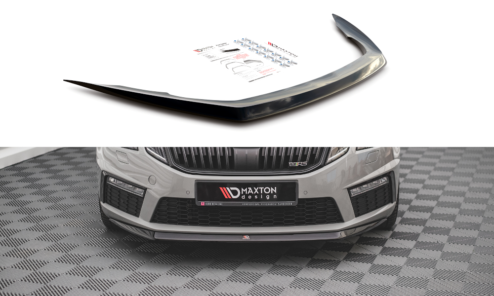 Front Splitter V.1 Skoda Octavia RS MK3 Facelift (2016-2019)