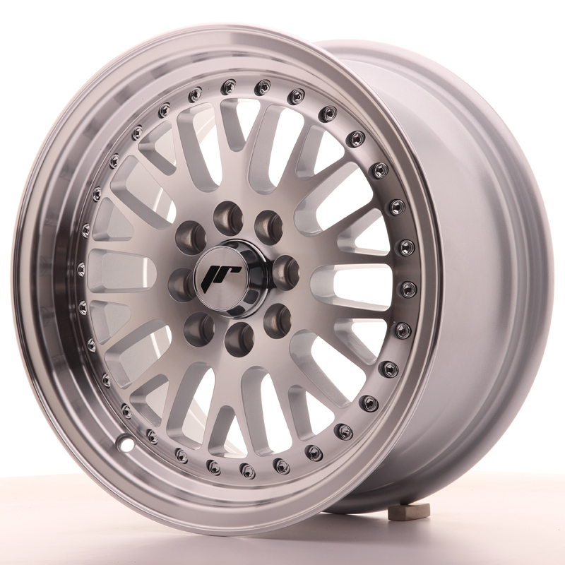 Japan Racing JR10 15x7 ET30 4x100/108 Mach Silver