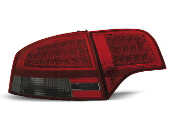 AUDI A4 B7 11.04-11.07 SEDAN RED SMOKE LED TAILLIGHTS