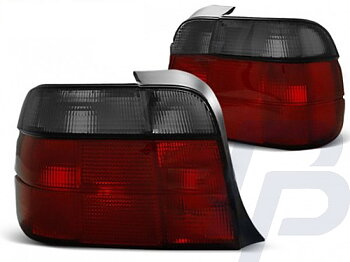 TAILLIGHTS BMW E36 12.90-08.99 COMPACT RED SMOKE
