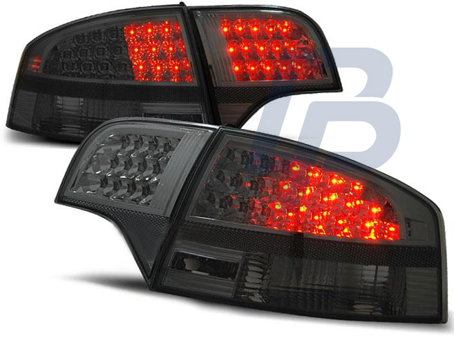 AUDI A4 B7 11.04-11.07 SEDAN RÖKTONADE LED BAKLAMPOR - 2