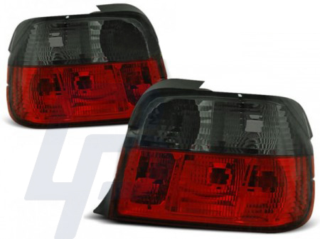 TAILLIGHTS BMW E36 12.90-08.99 COMPACT RED SMOKE