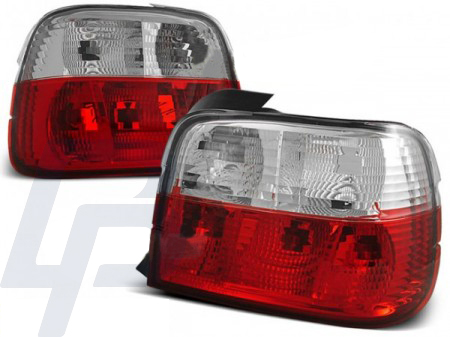 TAILLIGHTS BMW E36 12.90-08.99 COMPACT RED WHITE