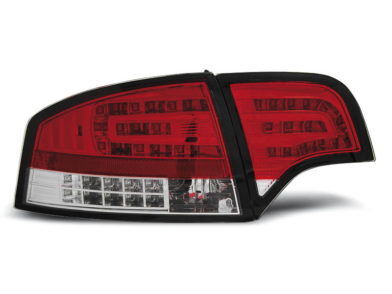 AUDI A4 B7 11.04-03.08 SEDAN RÖD/VITA LED BAKLAMPOR