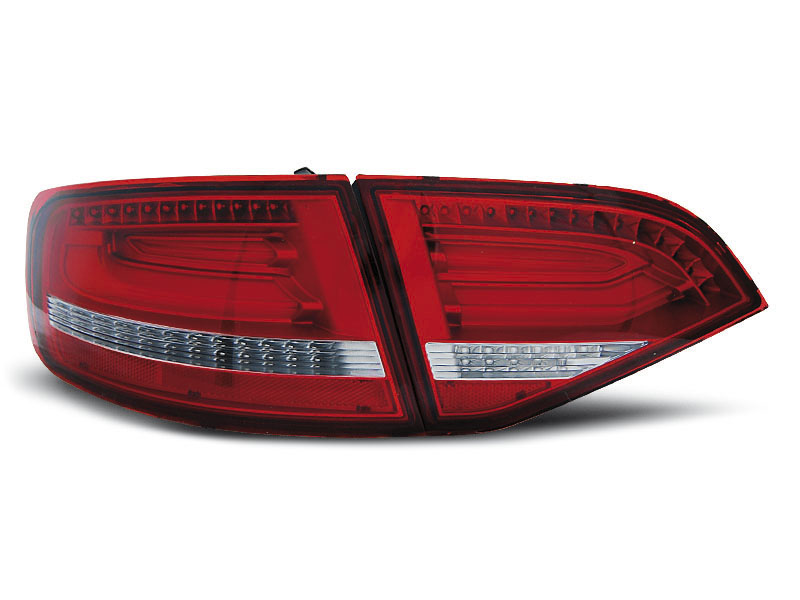 AUDI A4 B8 08-11 AVANT RÖD/VITA LED BAKLAMPOR