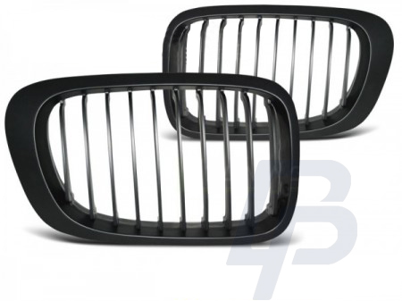 GRILLS BMW E46 04.99-03.03 COUPE BLACK MATT