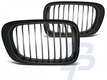 GRILLS BMW E46 04.99-03.03 COUPE BLACK MATT