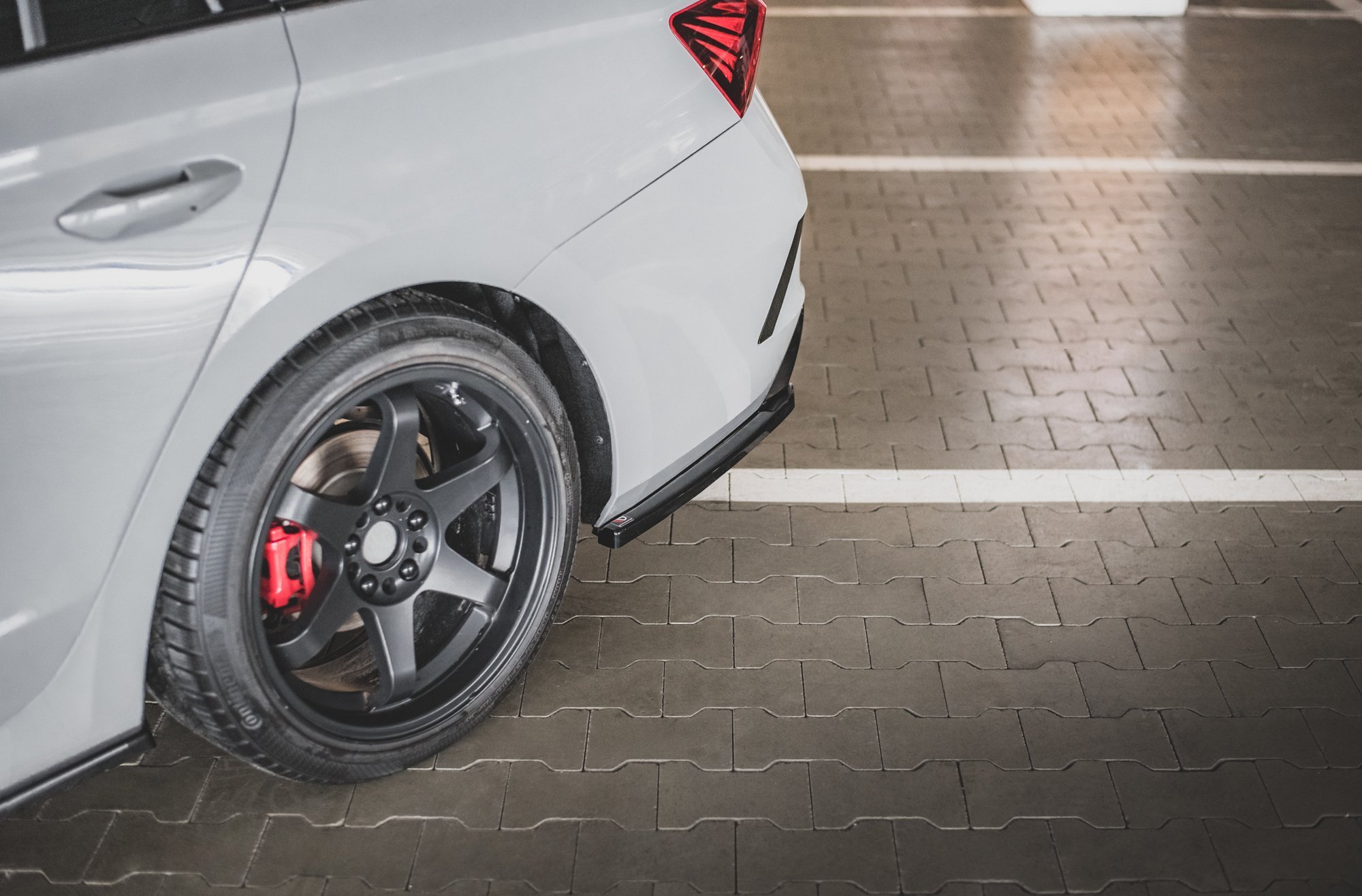 Rear Side Splitters V1 Skoda Octavia RS MK4 (2020-) - 2