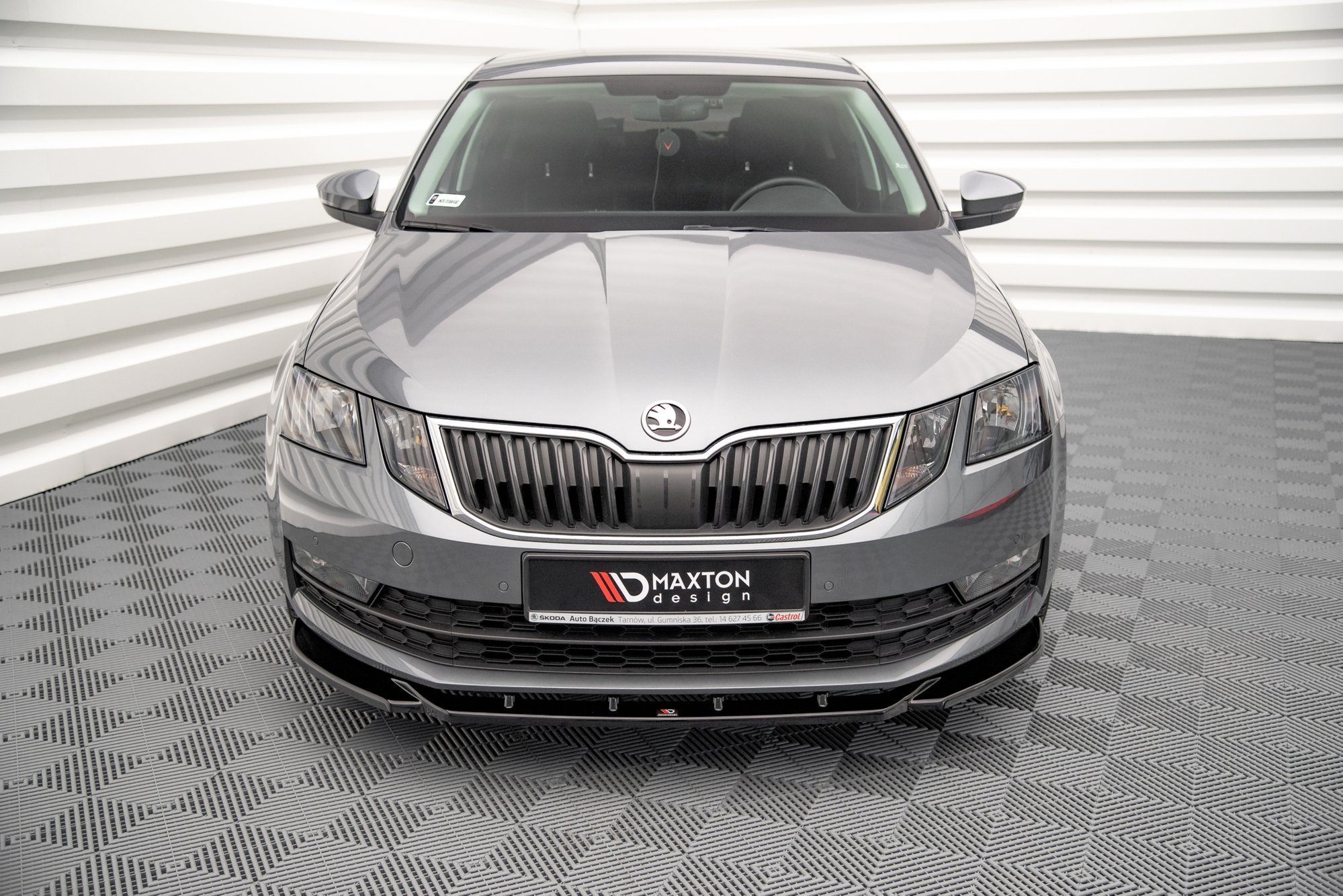 Front Splitter V.2 Skoda Octavia MK3 Facelift (2016-2020) - 2