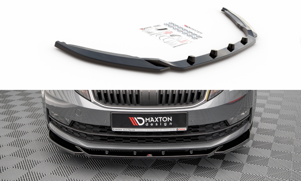 Front Splitter V.2 Skoda Octavia MK3 Facelift (2016-2020)