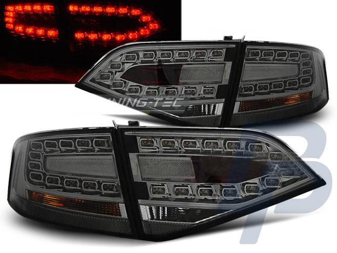 AUDI A4 B8 08-11 SEDAN RÖKTONADE LED BAKLAMPOR - 2