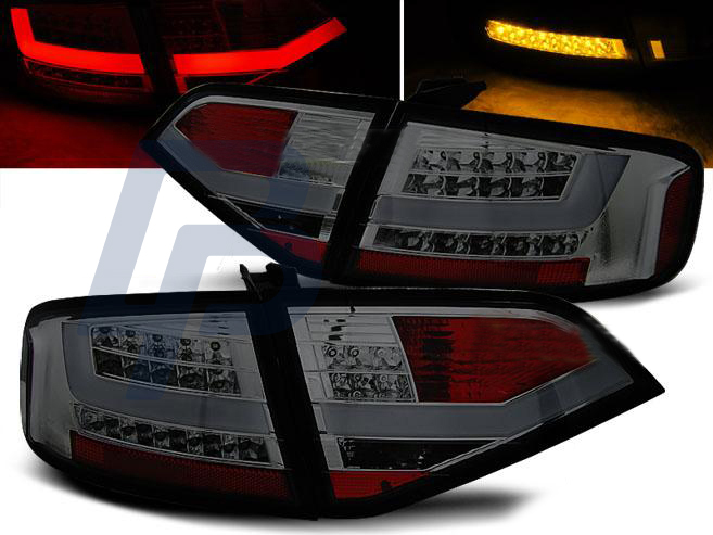 AUDI A4 B8 08-11 SEDAN SMOKE LED TAILLIGHTS - 2