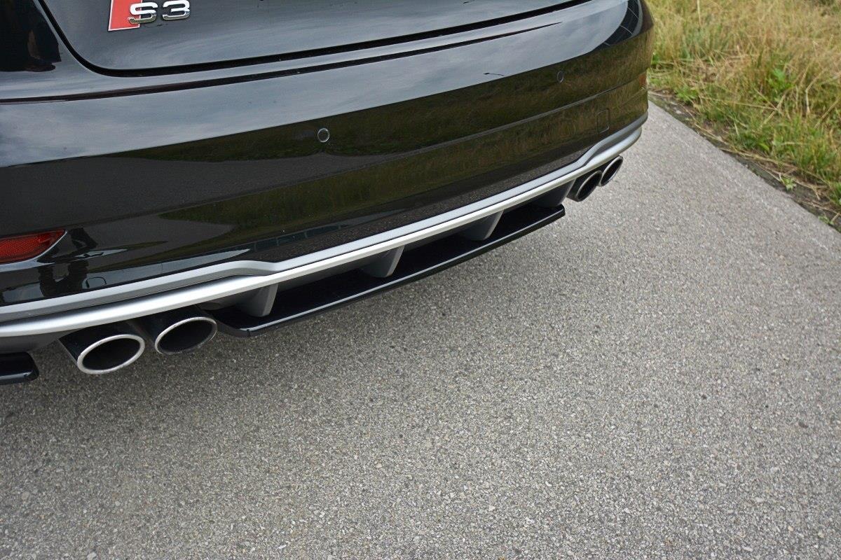 CENTRAL REAR SPLITTER AUDI S3 8V SEDAN FACELIFT - 4