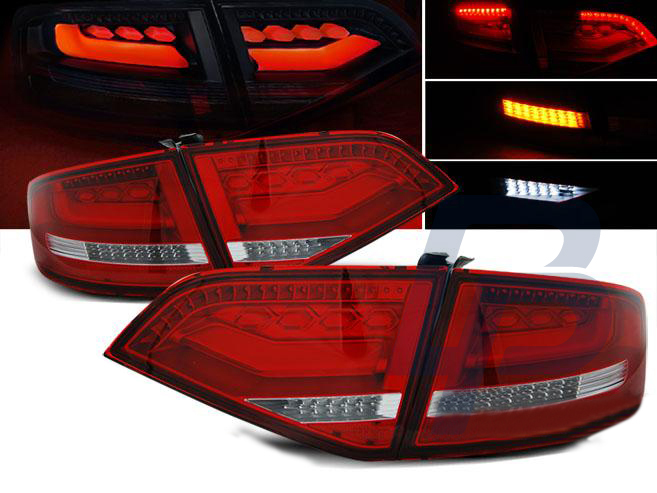 AUDI A4 B8 08-11 SEDAN R-W LED TAILLIGHTS - 2