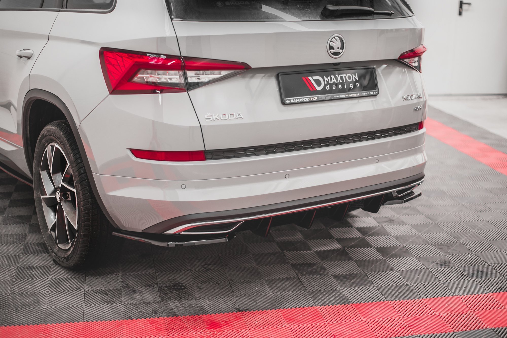 Rear Side Splitters Skoda Kodiaq Mk1 Sportline - 2